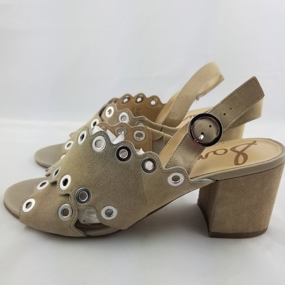 Sam Edelman | Seana Block Heel Sandal in "Bistro" - Picture 3 of 10